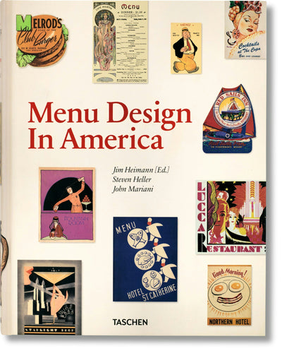 Cover image for Menu Design in America, isbn: 9783836526623