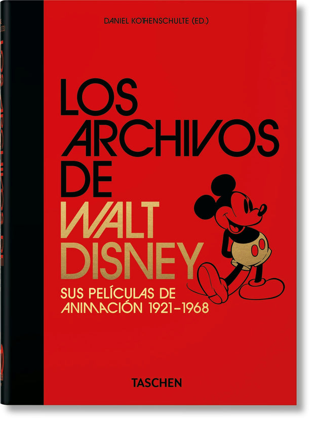 Cover image for Los Archivos de Walt Disney. Sus películas de animación 1921–1968. 40th Ed., isbn: 9783836580878