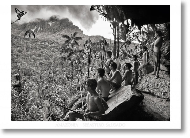 Cover image for Sebastião Salgado. Amazônia. Poster ‘Yanomani Men’, isbn: 9783836589710