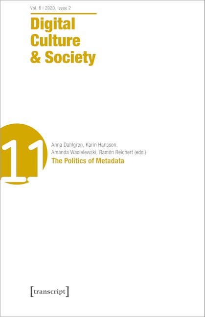 Book cover image for Digital Culture & Society (DCS) ISBN: 9783837649567