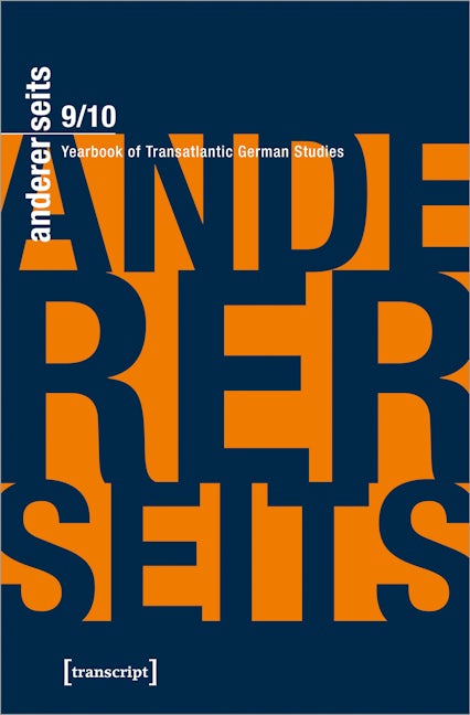 Book cover image for andererseits - Yearbook of Transatlantic German Studies ISBN: 9783837661286