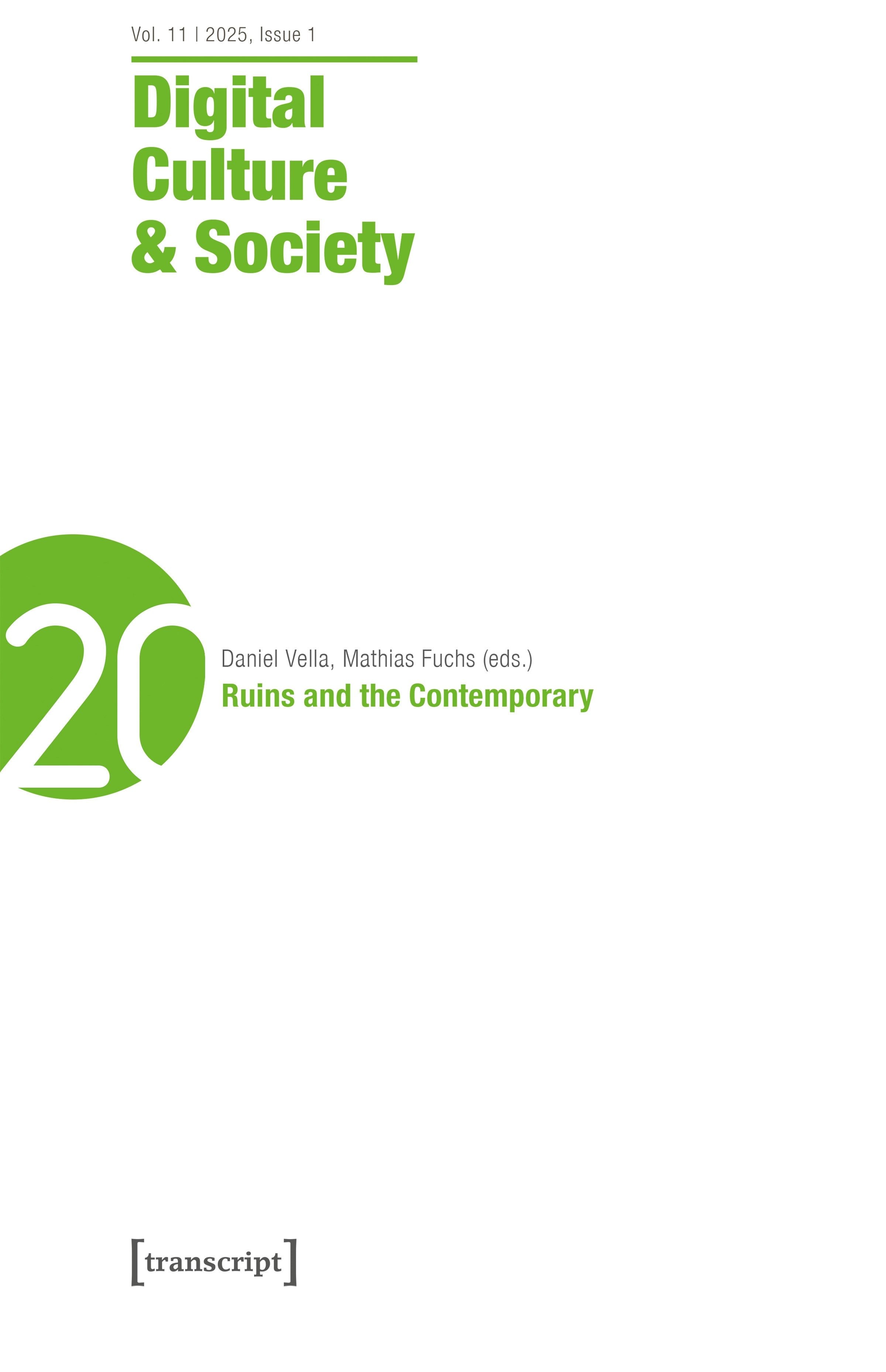 Book cover image for Digital Culture & Society (DCS) ISBN: 9783837673203