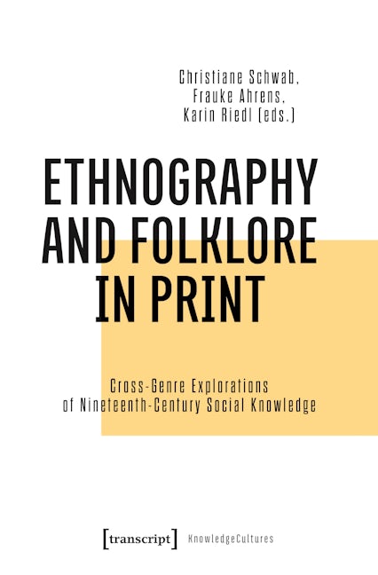Book cover image for Ethnography and Folklore in Print ISBN: 9783837674613