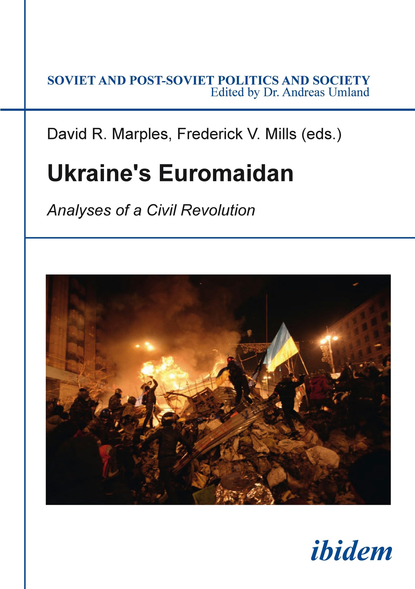Book cover image for Ukraine’s Euromaidan ISBN: 9783838207407