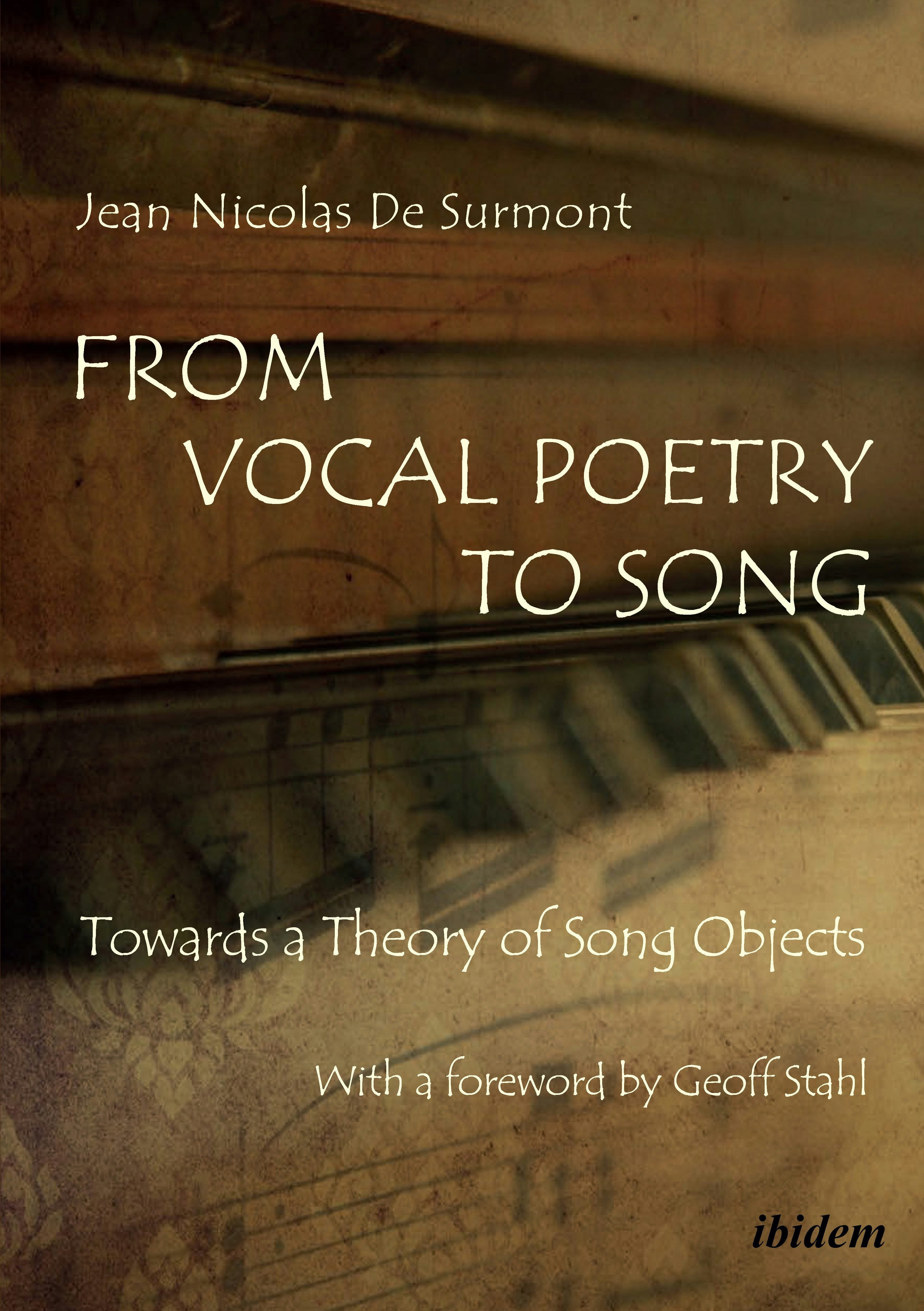 Book cover image for From Vocal Poetry to Song ISBN: 9783838210926