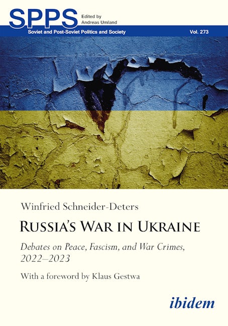 Book cover image for Russia's War in Ukraine ISBN: 9783838218762
