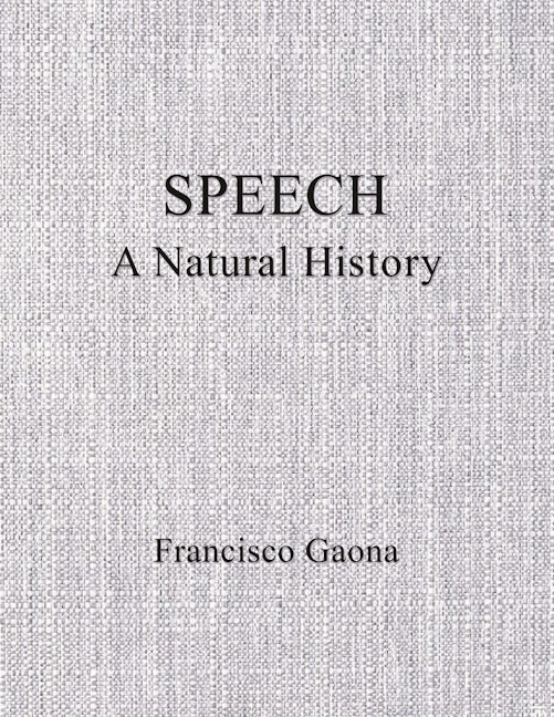 Book cover image for Speech ISBN: 9783838219240