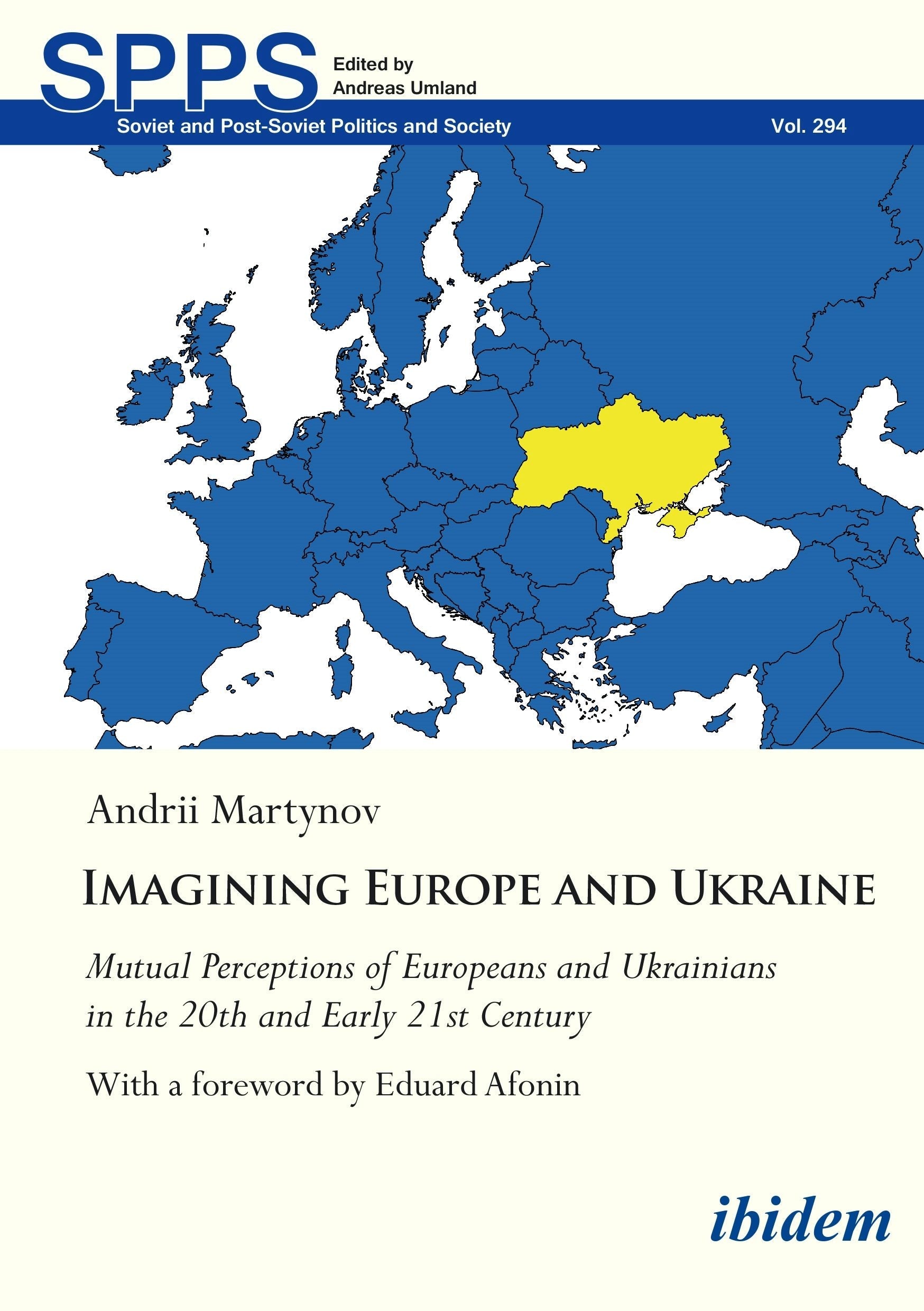 Book cover image for Imagining Europe and Ukraine ISBN: 9783838220376