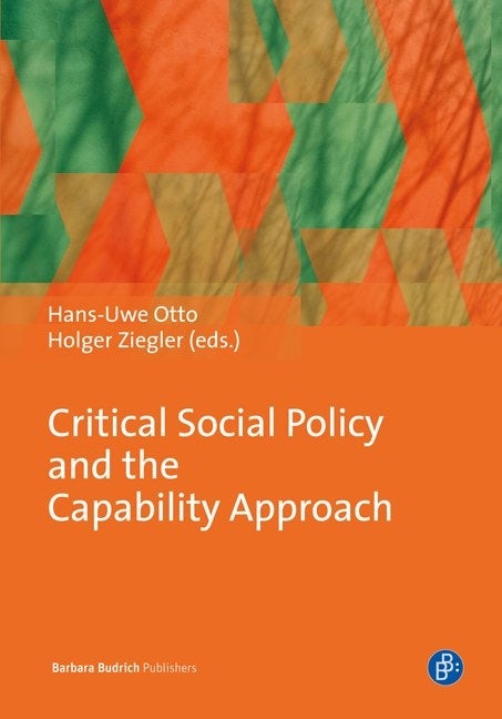 Book cover image for Critical Social Policy and the Capability Approach ISBN: 9783847406112