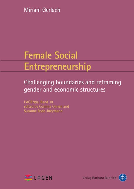 Book cover image for Female Social Entrepreneurship ISBN: 9783847425304