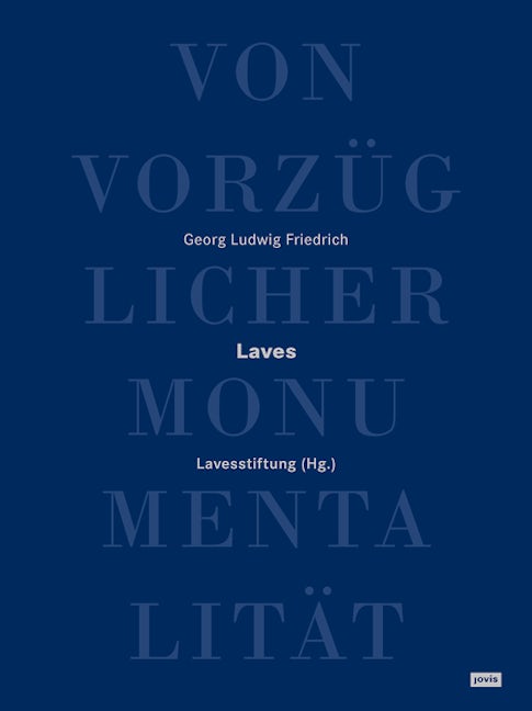 Book cover image for Von vorzüglicher Monumentalität ISBN: 9783868593389