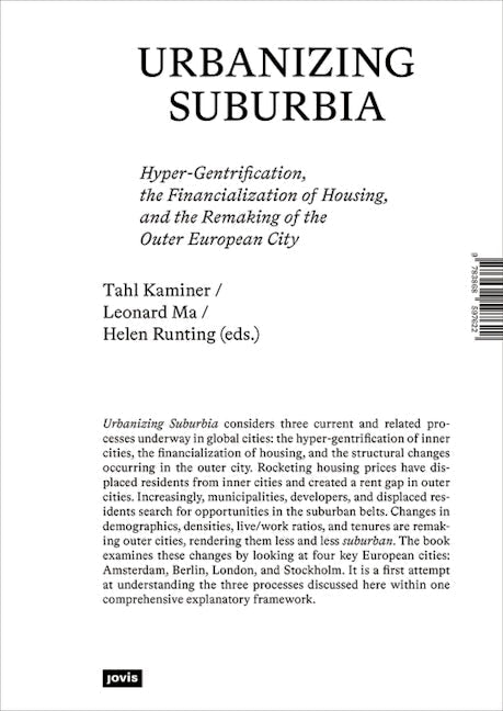 Book cover image for Urbanizing Suburbia ISBN: 9783868597622
