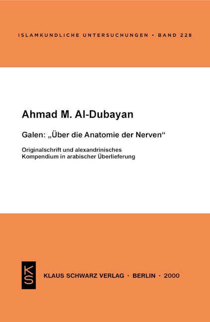 Galen: Über die Anatomie der Nerven