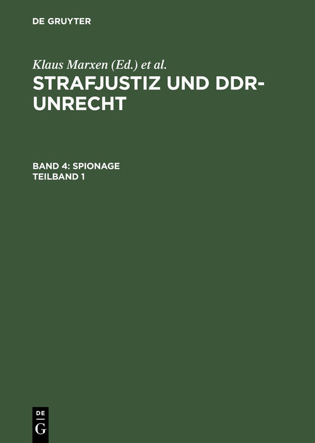 Cover image for Spionage, isbn: 9783899490800