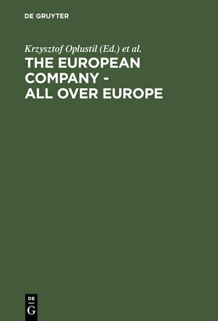 Book cover image for The European Company - all over Europe ISBN: 9783899490961