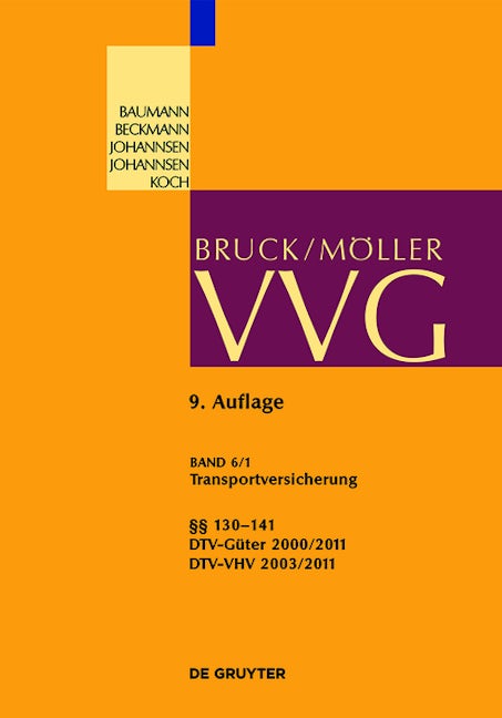 Transportversicherung §§ 130-141