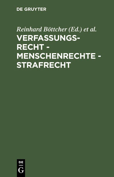 Verfassungsrecht - Menschenrechte - Strafrecht