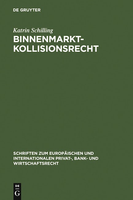 Binnenmarktkollisionsrecht