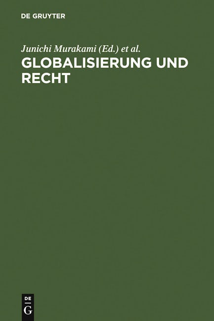 Book cover image for Globalisierung und Recht ISBN: 9783899493917