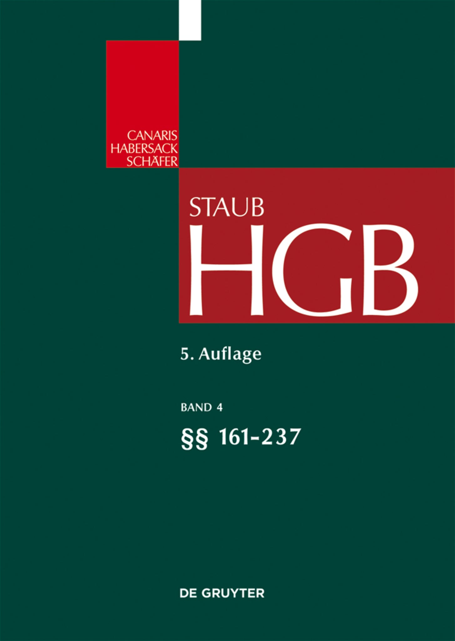 Cover image for §§ 161-237 ISBN 9783899494105