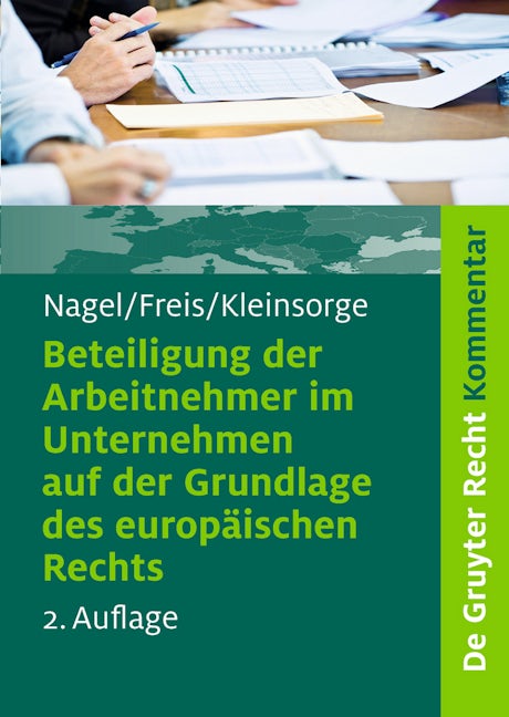 Book cover image for Beteiligung der Arbeitnehmer im Unternehmen auf der Grundlage des europäischen Rechts ISBN: 9783899494983