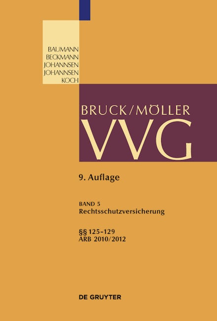 Rechtsschutzversicherung §§ 125-129
