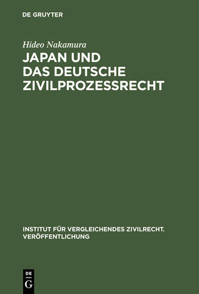 Japan und das deutsche Zivilprozessrecht