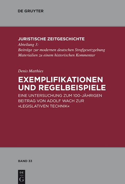 Exemplifikationen und Regelbeispiele