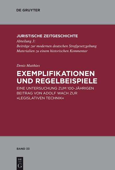 Exemplifikationen und Regelbeispiele