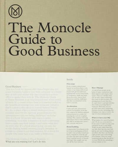 Cover image for The Monocle Guide to Good Business, isbn: 9783899555370