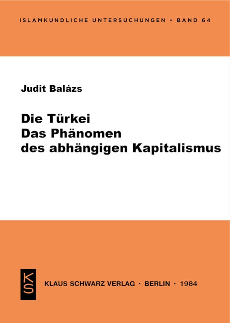 Book cover image for Die Türkei ISBN: 9783922968016