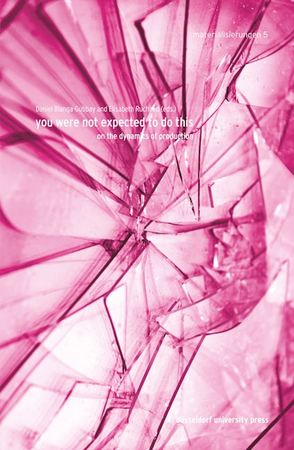 Book cover image for you were not expected to do this ISBN: 9783957580405