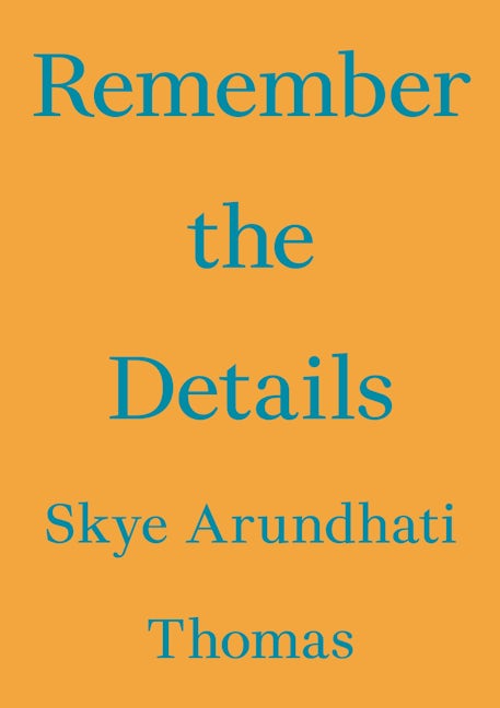 Book cover image for Remember the Details ISBN: 9783981910865