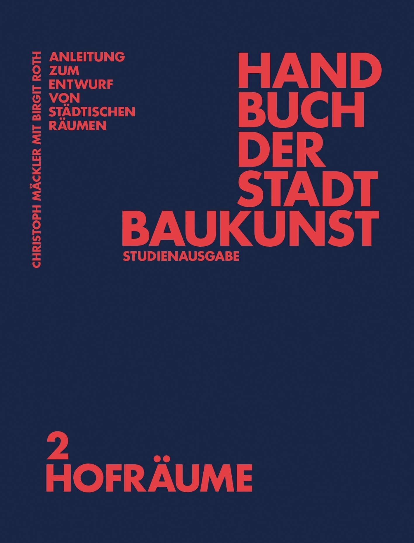 Book cover image for Handbuch der Stadtbaukunst ISBN: 9783986120566