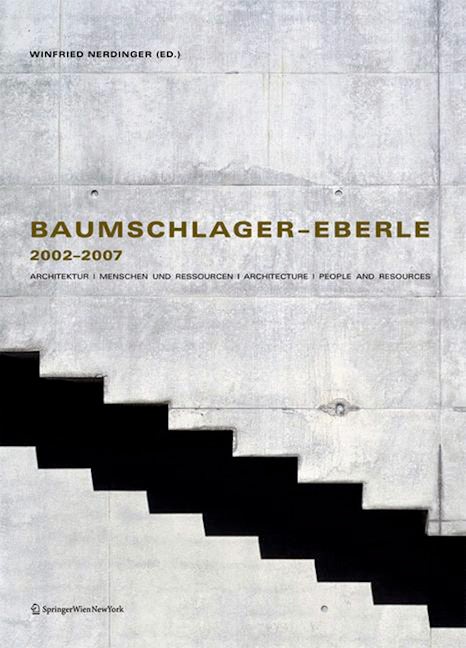 Book cover image for Baumschlager-Eberle 2002-2007 ISBN: 9783990431337