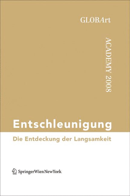 Book cover image for Entschleunigung ISBN: 9783990432723