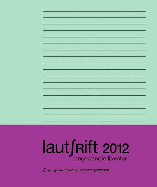 Book cover image for Lautschrift 2012 ISBN: 9783990434857