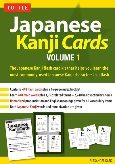 Cover image for Japanese Kanji Cards Kit Volume 1, isbn: 9784805314159