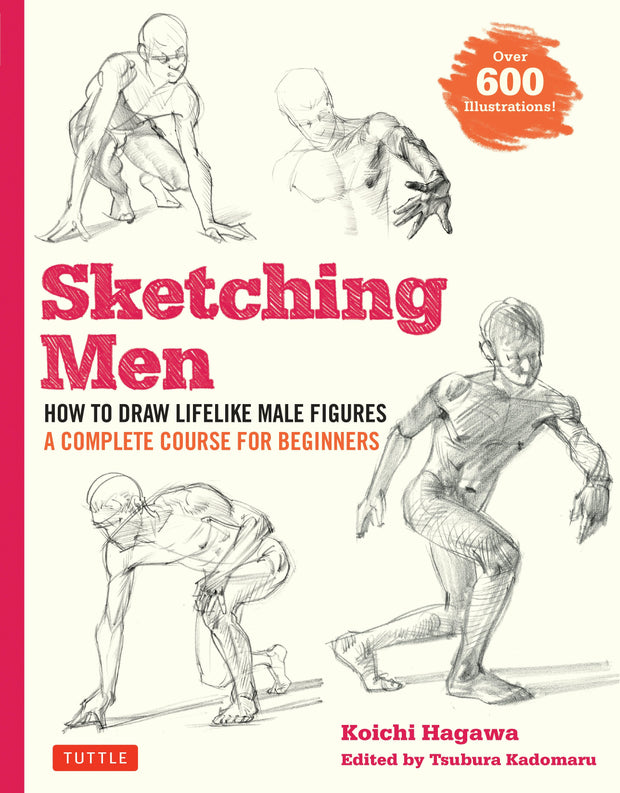 Cover image for Sketching Men, isbn: 9784805316023