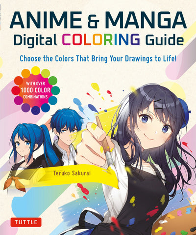 Cover image for Anime & Manga Digital Coloring Guide, isbn: 9784805317228