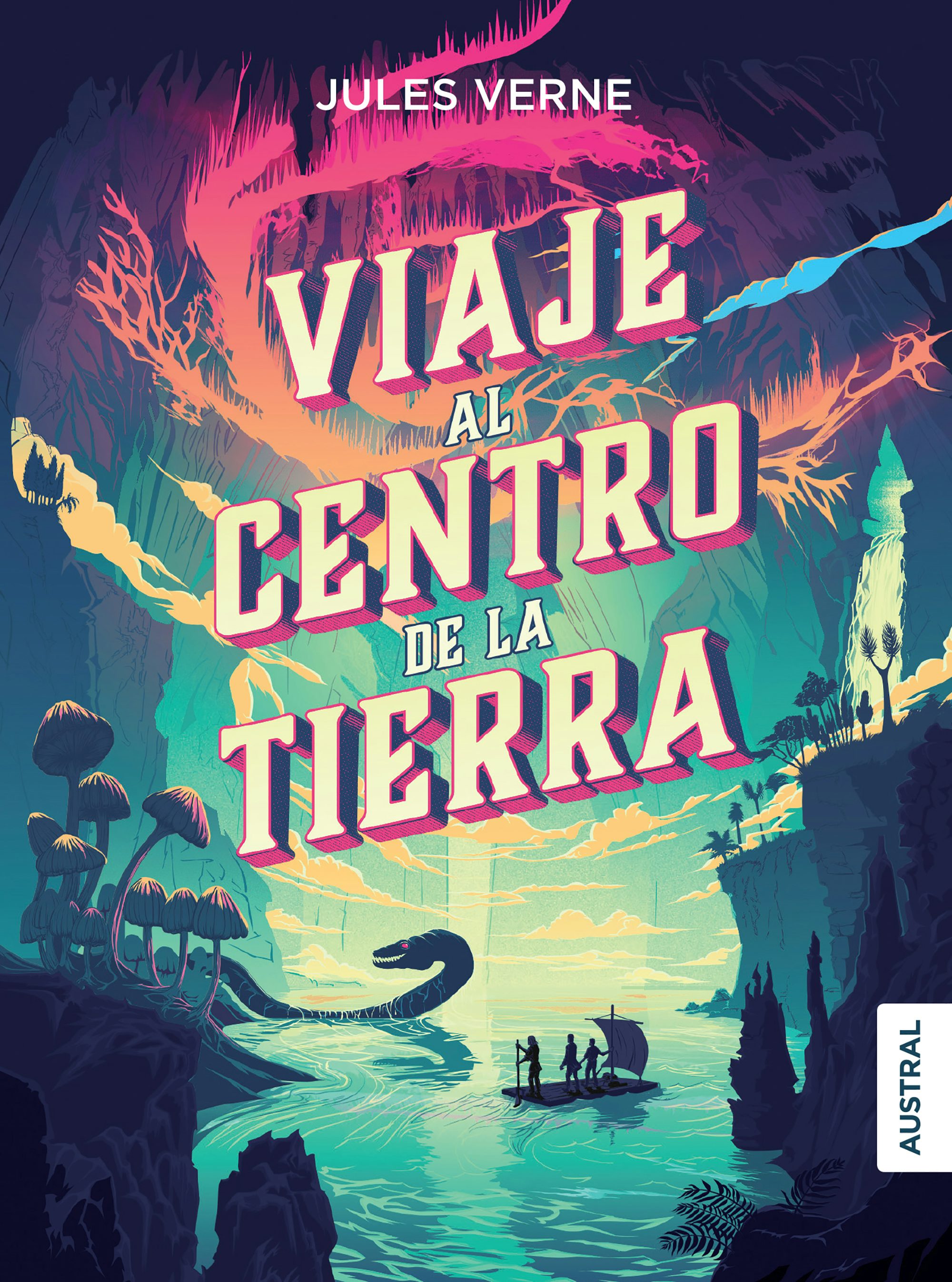 Book cover image for Viaje al centro de la Tierra (Novela) / Journey to the Centre of the Earth (A Novel) ISBN: 9786070749094