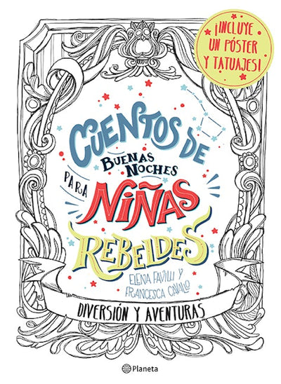 Cuentos de buenas noches para niñas rebeldes: Diversión y aventuras (Libro para Colorear)