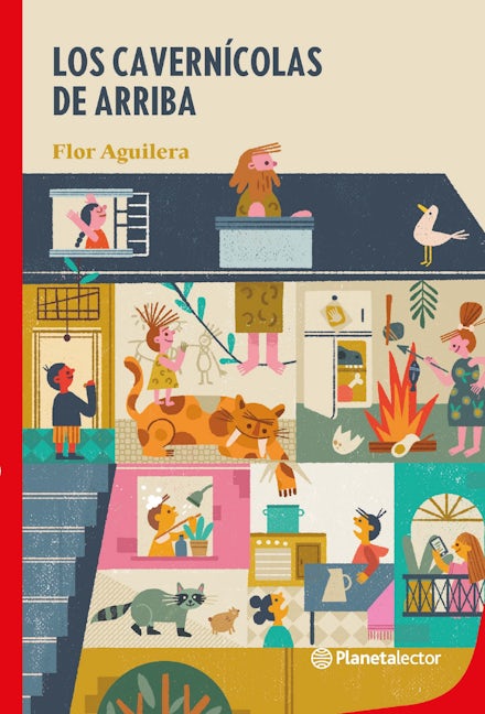Book cover image for Los cavernícolas de arriba ISBN: 9786070786174