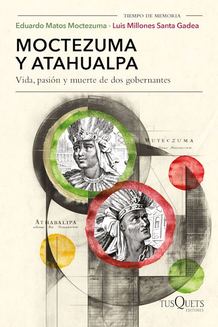 Book cover image for Moctezuma y Atahualpa: Vida, pasión y muerte de dos gobernantes / Moctezuma and Atahualpa: Life, Passion, and Death of Two Rulers ISBN: 9786073912563