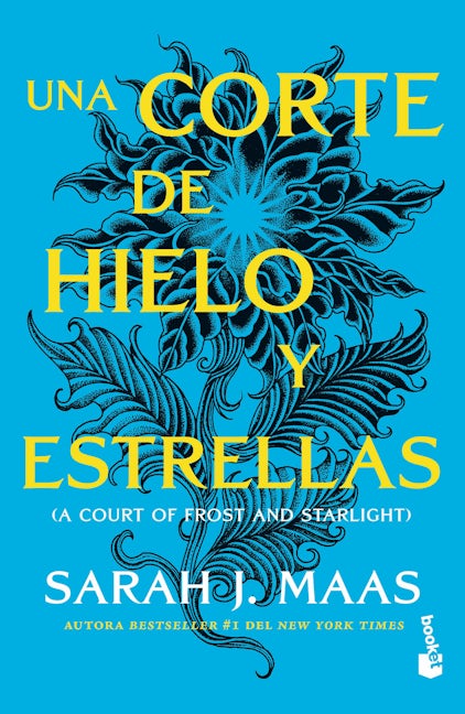 Book cover image for Una corte de hielo y estrellas / A Court of Frost and Starlight ISBN: 9786073913201