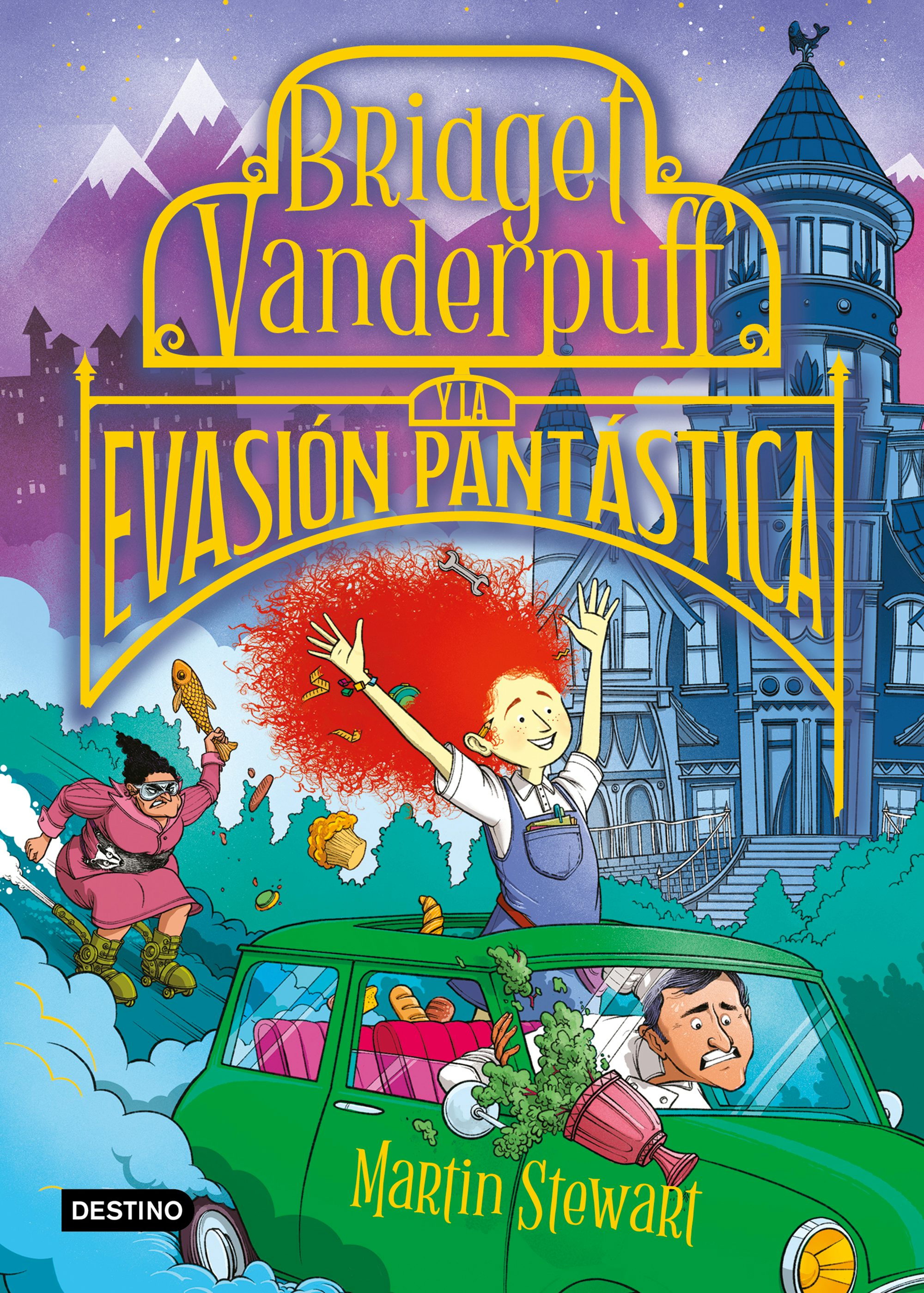 Book cover image for Bridget Vanderpuff 1. Bridget Vanderpuff y la evasión pantástica / Bridget Vanderpuff and the Baked Escape #1 ISBN: 9786073918558