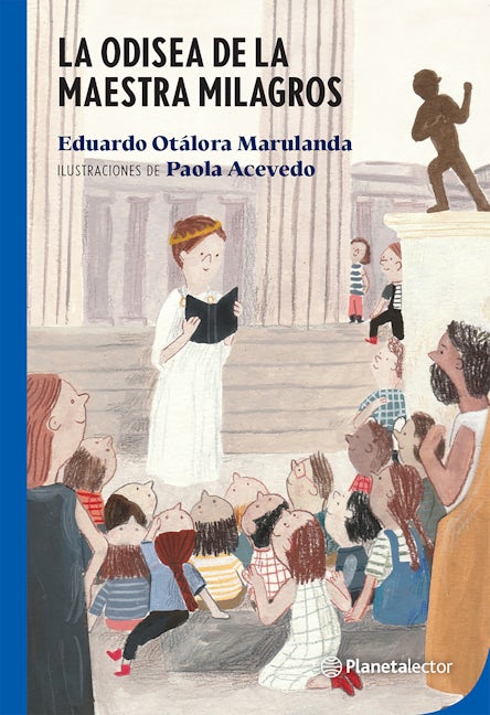 Book cover image for La Odisea de la maestra Milagros / Teacher Milagros' Odyssey ISBN: 9786073918701