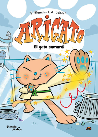 Cover image for Arigato 1. El gato samurái / Arigato 1. The Samurai Cat, isbn: 9786073924283