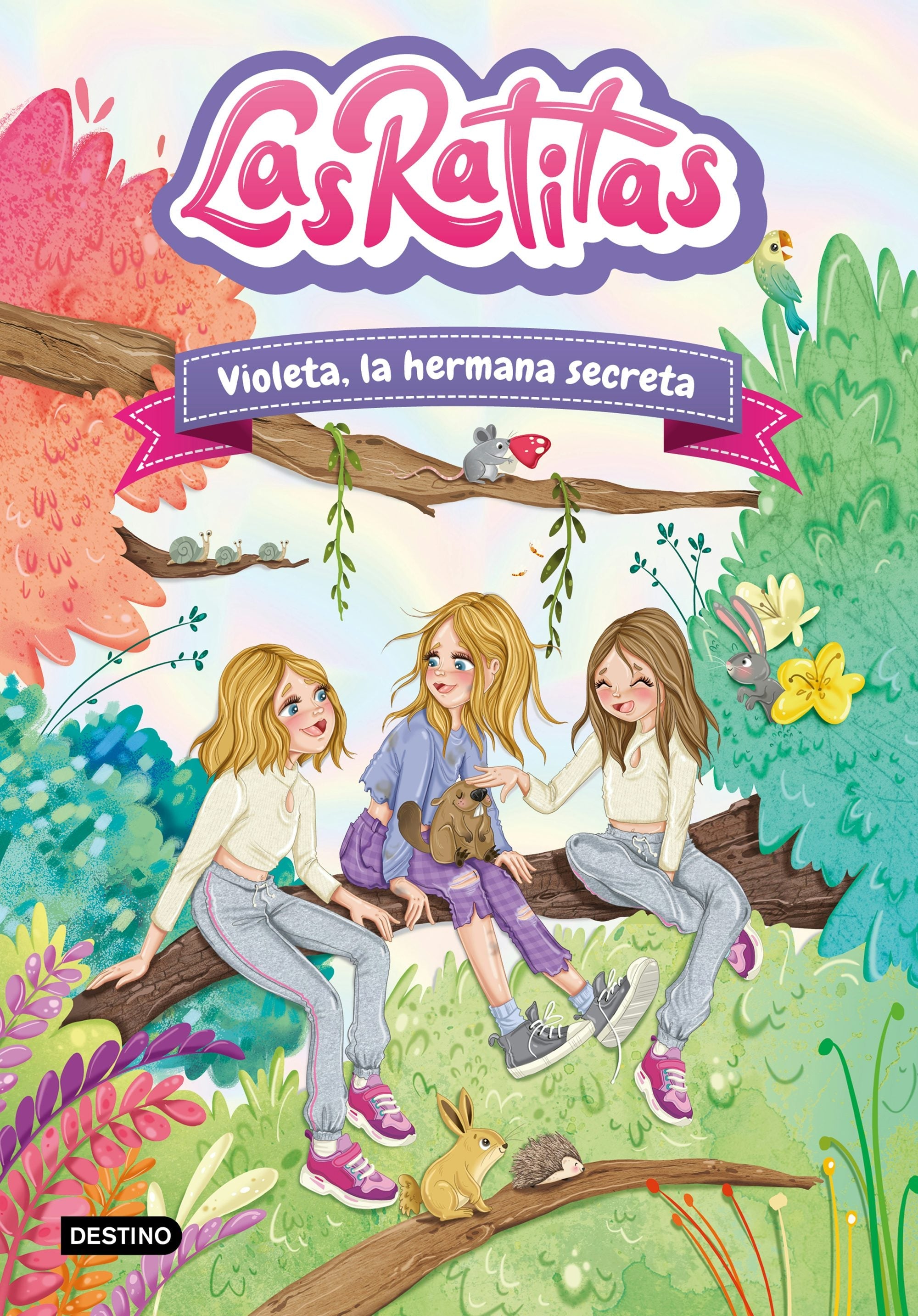 Book cover image for Las Ratitas 12. Violeta, la hermana secreta / The Ratitas 12. Violeta, the Secret Sister ISBN: 9786073924313