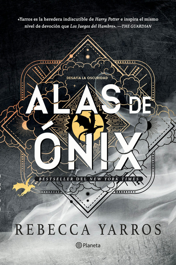 Cover image for Alas de ónix: (Tapa Dura con cantos negros) / Onyx Storm (Hardcover with Black Edges Edition), isbn: 9786073925044